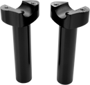 DRAG SPECIALTIES Forged Aluminum Handlebar Risers - Straight - 5-1/2" - Black 241613