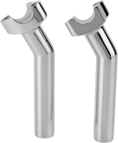 DRAG SPECIALTIES Forged Aluminum Handlebar Risers - Pullback - 6-1/2" - Chrome 241603