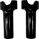 DRAG SPECIALTIES Buffalo Billet Aluminum Handlebar Risers - 4" - Black 0602-0520