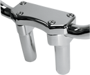DRAG SPECIALTIES Handlebar Riser & Top Clamp Kit - 4" - Buffalo - Chrome 0602-0588