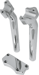 DRAG SPECIALTIES Handlebar Riser & Top Clamp Kit - 9-1/2" - Buffalo - Chrome 0602-0594