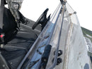 QuadBoss Folding Windshield for Honda Pioneer 1000 - Clear Polycarbonate, Easy Installation