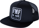 FMF Country Hat - Black SP25196900BLK by FMF with Trucker Mesh and Embroidered Patch