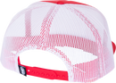 FMF FMF Country Hat - Red SP25196900RED with Trucker Mesh and Embroidered Patch