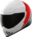 ICON Domain™ Helmet Slabtown 3XL White with Fog-Free Domain™ Shield and Ventilation System