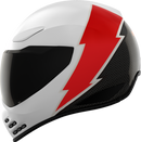 ICON Domain™ Slabtown Helmet 2XL - White with Fog-Free Shield and Advanced Ventilation