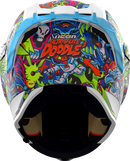 ICON Ultraflite Helmet - Doodle 3 - MIPS® Blue 3XL (Part Number 0101-18067)