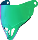 ICON ForceShield™ Shield for Airflite™ Helmets - Cashmoney Green (Part Number 0130-1349)