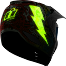 ICON Elsinore™ Helmet Doodle 3 White 2XL with MX Shield and Modular Face Mask