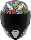 ICON Ultraflite Helmet - Doodle 3 with MIPS® - Blue, Small (Part Number 0101-17979)