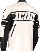 ICON Neo Daytona 2™ Jacket - White Large with D30 Impact Protectors and Synthetic Chassis