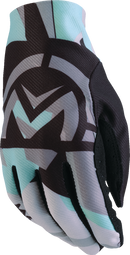 MOOSE OFFROAD MX2™ Gloves - Black/Teal - XL 3330-7960