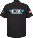 THROTTLE THREADS Drag Specialties House 25 Shirt - Black - Small DRG32ST24BKSR