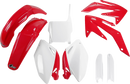 UFO Body Kit - OEM Red/White - Honda - CRF '04-'05 HOKIT104F@999