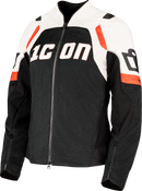 ICON Women's Contra3™ Mesh Motorcycle Jacket with D3O® Impact Protectors - White, Small (Part No. 2822-1721)