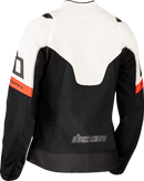 ICON Women's Contra3™ Mesh Textile Motorcycle Jacket - White, XS (Part