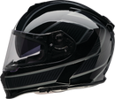 Z1R Warrant Helmet Amplify Black/Gray Medium with Drop-Down Sun Visor and Advanced Ventilation