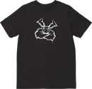 MOOSE OFFROAD Youth Agroid Grafitti T-Shirt - Black - Small 3032-3821