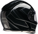 Z1R Warrant Helmet Amplify Black/Gray Medium with Drop-Down Sun Visor and Advanced Ventilation