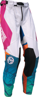 MOOSE OFFROAD Sahara Pants - Teal/Orange/Pink - US 30 Slim 2901-12071