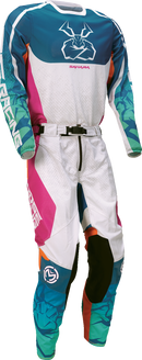MOOSE OFFROAD Sahara Jersey - Teal/Orange/Pink - XL 2910-8342
