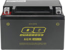 QuadBoss Maintenance-Free AGM Battery QBX9-FA for Honda TRX400 Series and More