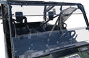 QuadBoss Folding Windshield for Honda Pioneer 1000 - Clear Polycarbonate, Easy Installation