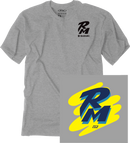 FACTORY EFFEX Suzuki Retro RM T-Shirt - Heather Gray - Large 28-87414