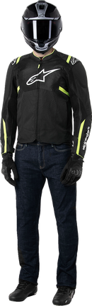 ALPINESTARS T-SPS Air v2 Jacket - Black/Yellow Fluo - Large 3301025-155-L