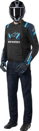 ALPINESTARS T-Stunt Air Jacket - Black/Dark Blue/Blithe Blue - 4XL 3301825-1386-4X