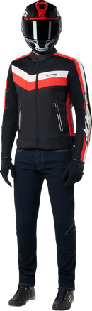 ALPINESTARS T-Dyno Air Jacket - Black/Bright Red - Large 3301725-1486-L