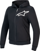 ALPINESTARS Stella Chrome v2 Sport Hoodie - Black/White - Medium 4210225-12-M