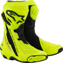 ALPINESTARS Supertech R Vented Boots - Fluorescent Yellow/Black - US 12.5 / EU 48 2220121-551-48