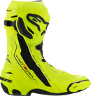 ALPINESTARS Supertech R Vented Boots - Fluorescent Yellow/Black - US 6 / EU 39 2220121-551-39