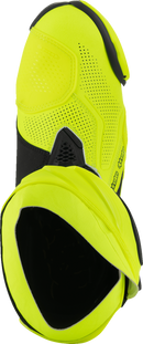 ALPINESTARS Supertech R Vented Boots - Fluorescent Yellow/Black - US 10.5 / EU 45 2220121-551-45