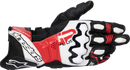 ALPINESTARS GP Plus R V3 Leather Gloves - Black/White/Bright Red - Medium 3550825-1304-M