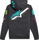 ALPINESTARS Variegate Zip Hoodie - Gunmetal - Large 1215-53200-190-L