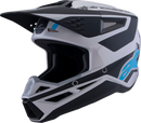 ALPINESTARS SM3 Helmet - Heat - Matte Silver/Blue/Black - XS 8301026-1949-XS