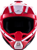 ALPINESTARS SM3 Helmet - Heat - Gloss Red/White/Black - 2XL 8301026-3126-XXL