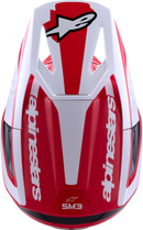 ALPINESTARS SM3 Helmet - Heat - Gloss Red/White/Black - Small 8301026-3126-S