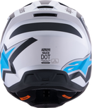 ALPINESTARS SM3 Helmet - Heat - Matte Silver/Blue/Black - XS 8301026-1949-XS