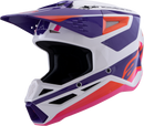ALPINESTARS SM3 Helmet - Heat - Gloss White/Purple/Pink - Medium 8301026-2052-M