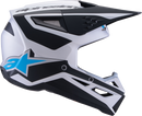 ALPINESTARS SM3 Helmet - Heat - Matte Silver/Blue/Black - Medium 8301026-1949-M