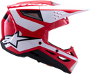 ALPINESTARS SM3 Helmet - Heat - Gloss Red/White/Black - XL 8301026-3126-XL