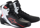 ALPINESTARS Faster-4 Shoes - Black/White/Red - US 10.5 2510425-123-105