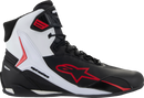ALPINESTARS Faster-4 Shoes - Black/White/Red - US 9 2510425-123-9
