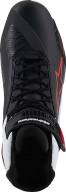 ALPINESTARS Faster-4 Shoes - Black/White/Red - US 8 2510425-123-8