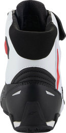 ALPINESTARS Faster-4 Shoes - Black/White/Red - US 8 2510425-123-8
