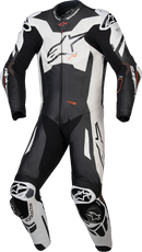 ALPINESTARS GP Plus v4 Sprint 1-Piece Leather Suit - Black/Red Fluo/White - US 50 / EU 60 3150225-1231-60