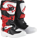 ALPINESTARS Youth Tech3S Boots - White/Black/Red - US 8 / EU 42 2014024-2030-8